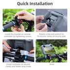 Sunnylife ZJ669 Remote Control Riding Bracket, For DJI Air 3 / RC 2