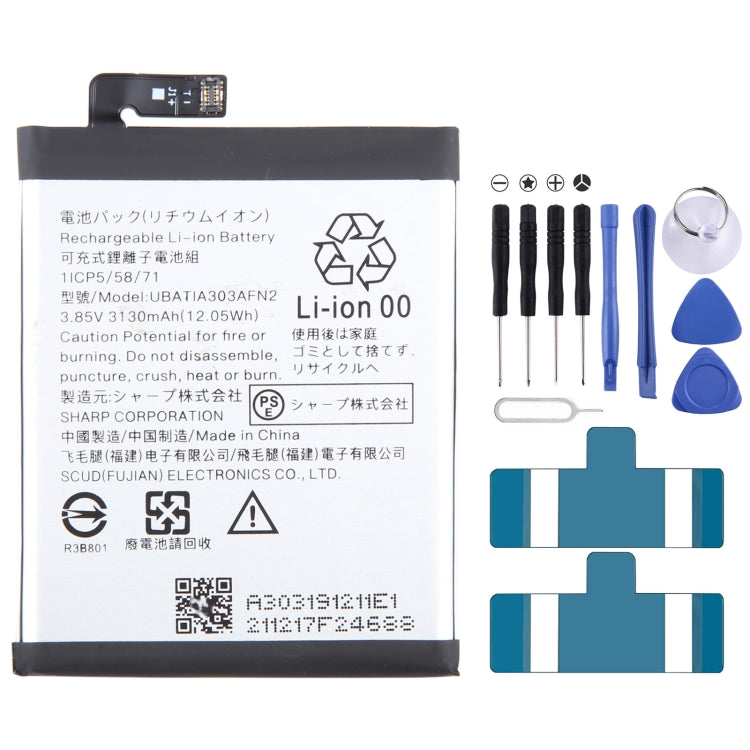 Battery Replacement, For Sharp AQUOS R5G SHG01, For Sharp Aquos Sense3 Basic, For Sharp Aquos Sense 3 Plus, For Sharp Aquos zero 2 Shv47, For  Sharp SHV32, For Sharp AQUOS Sense 1, For Sharp Aquos Sense2, For Sharp Z2 FS8002, For Sharp Aquos Zeta      ...