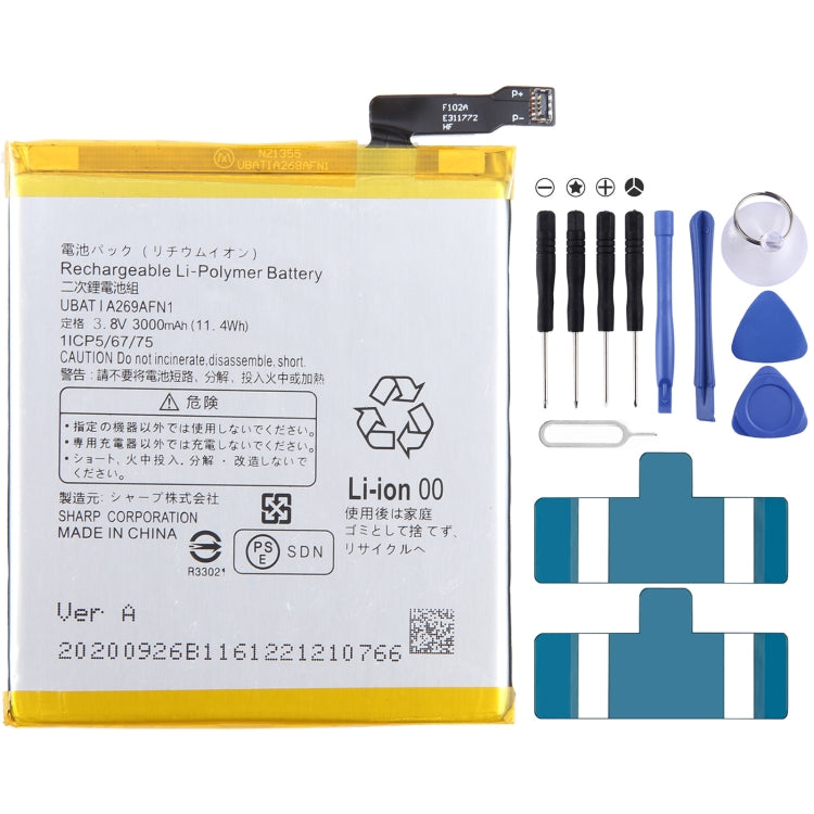Battery Replacement, For Sharp AQUOS R5G SHG01, For Sharp Aquos Sense3 Basic, For Sharp Aquos Sense 3 Plus, For Sharp Aquos zero 2 Shv47, For  Sharp SHV32, For Sharp AQUOS Sense 1, For Sharp Aquos Sense2, For Sharp Z2 FS8002, For Sharp Aquos Zeta      ...