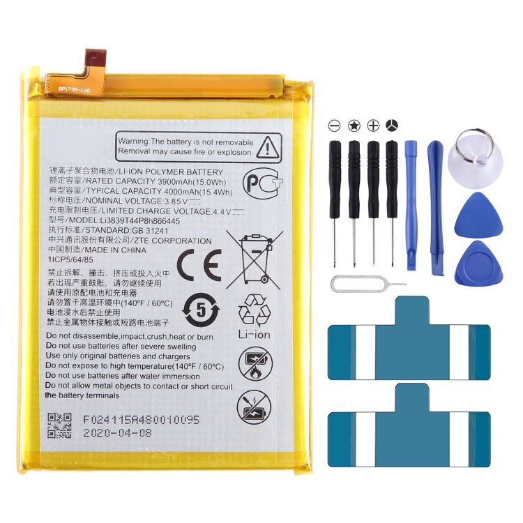 Battery Replacement, For ZTE Vodafone Smart V8 VFD710, For ZTE Blade A71 2021 / Voyage 10, For ZTE 30 Pro /  S30 SE 8030N, For ZTE Blade A7S A7 2020, For ZTE Blade A6 Max A0605, For ZTE Blade V8 Mini BV0850 V0850, For ZTE Axon 7 Max 3D C2017           ...