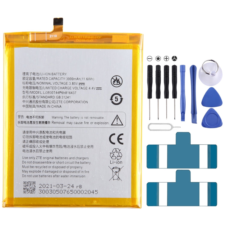 Battery Replacement, For ZTE Vodafone Smart V8 VFD710, For ZTE Blade A71 2021 / Voyage 10, For ZTE 30 Pro /  S30 SE 8030N, For ZTE Blade A7S A7 2020, For ZTE Blade A6 Max A0605, For ZTE Blade V8 Mini BV0850 V0850, For ZTE Axon 7 Max 3D C2017           ...
