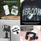 Sunnylife Silicone Case Stickers Skin Wrap Lens Cover with Neck Strap, For Insta360 GO 3