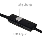 AN97 Waterproof Micro USB Endoscope Snake Tube Inspection Camera for Parts of OTG Function Android Mobile Phone, with 6 LEDs, 7mm
