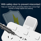 Home Office Multifunctional USB Wireless Plug Converter Plug Board, with Night Light, 1 to 3 + 2USB