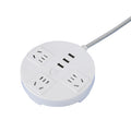 Desktop Multi-functional Socket with Cable and USB Interface, 1.8m