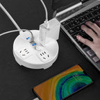 Desktop Multi-functional Socket with Cable and USB Interface, 1.8m