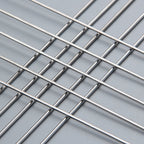 10pcs Outdoor Lamb Kebab Barbecue Stainless Steel Skewers, 1pc