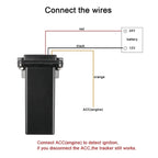 9V-30V 3Pin GPS Positioning Tracker Mini Waterproof Vehicle Tracking System, 4G US Version, 4G AU Version, 4G EU Version