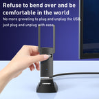 COMFAST CF-U318 1.2m High Speed USB 3.0 Extension Cable with Base, With Base 1.2m