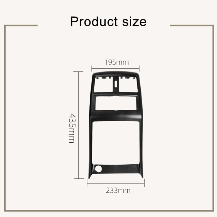 For Mercedes Benz ML320 / GL450 Car Rear Air Conditioner Air Outlet Panel Cover 166 680 7403, Single Hole, Dual Hole