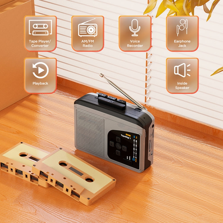 Ezcap 234 Cassette Tape to MP3 Converter AM / FM Radio TF Card Audio Capture Card, Ezcap 234
