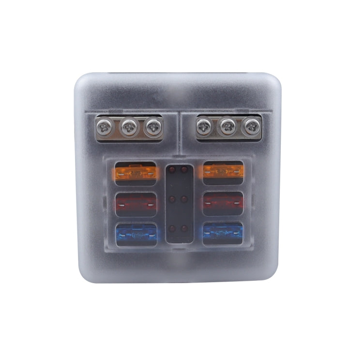 CP-4040 6 Way Fuse Block with 12pcs Fuses and 12pcs Terminals, 6 Way with 12pcs Terminals
