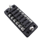 CP-4041 Vertical 6 Way Fuse Block with Fuses and Terminals, Vertical 6 Way