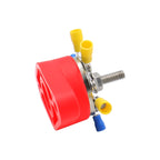 CP-4102 5/16 inch M8 RV Yacht 8-way Terminal Stud with 2pcs M5x20 Screws + Terminals, CP-410