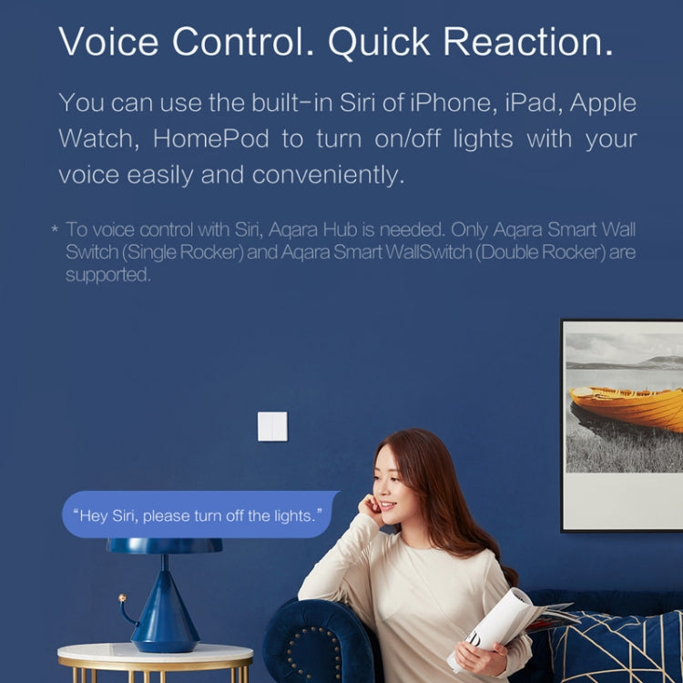 Original Xiaomi Aqara Smart Wall Switch D1,, Zero FireWire Three Button Version