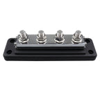 RV 600A High Current Busbar 4-way Straight M10 Wiring Studs, CP-4303-01, CP-4303-02