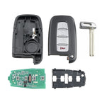 For Hyundai 4-button Car Key Shell FCCID: SY5HMFNA04 ID46 315Mhz Car, For Hyundai 4-button FCCID:SY5HMFNA04