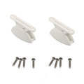 A8627 2 Pair RV Hatch Semi-circular Retainer Kit with Screws