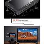 FEELWORLD F6 PLUSX 5.5 inch High Bright 1600nit Touch Screen DSLR Camera Field Monitor IPS FHD1920x1080 4K HDMI, F6 PLUSX
