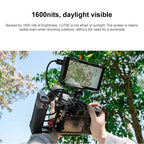 FEELWORLD LUT5E 5.5 inch High Bright 1600nit Touch Screen DSLR Camera Field Monitor F970 External Power and Install Kit 4K HDMI 1920X1080 IPS Panel, LUT5E