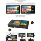FEELWORLD LUT6E 6 inch 1600nits Touch Screen DSLR Camera Field Monitor Full HD1920x1080 IPS, LUT6E