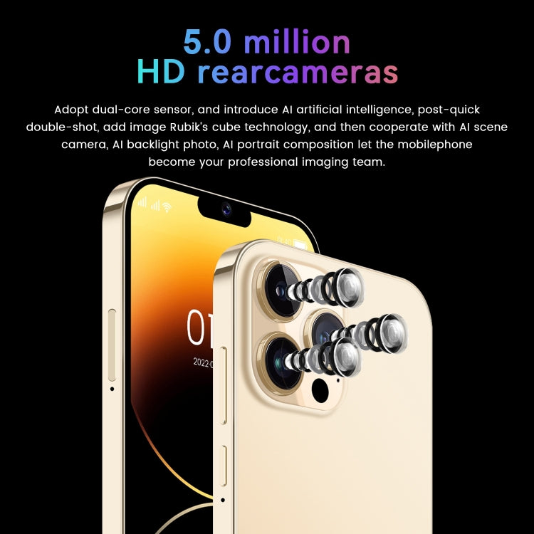 I14 Pro / N85 4G, 6.1 inch Screen, Face Identification, Android  8.1 MTK6737 Quad Core, Network: 4G, Dual SIM, I14 Pro / N85 4G 1GB+8GB