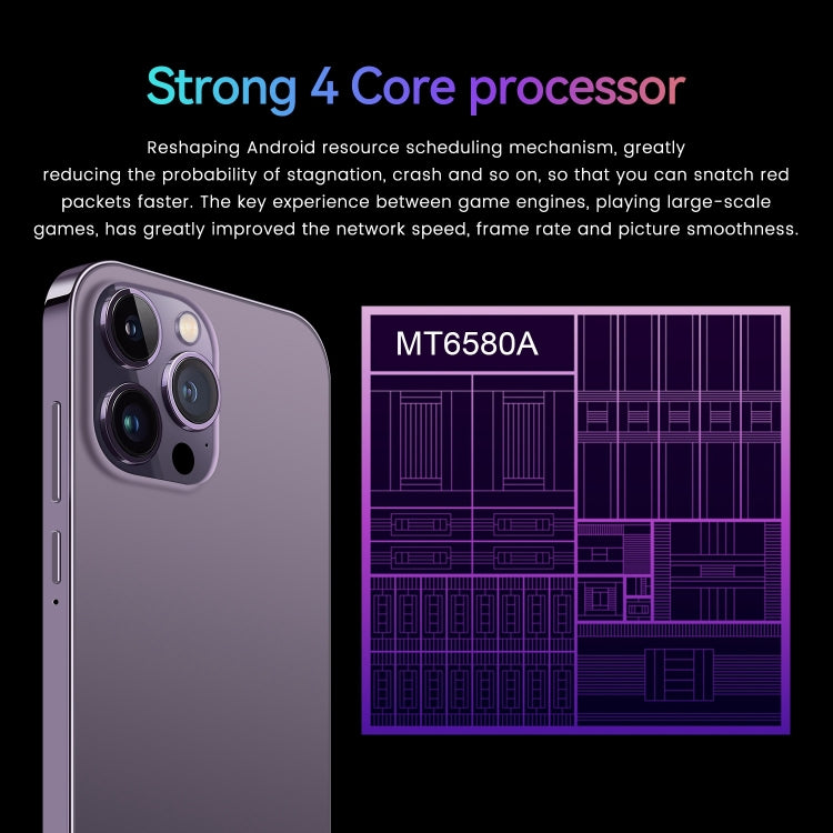 I14 Pro / N85 4G, 6.1 inch Screen, Face Identification, Android  8.1 MTK6737 Quad Core, Network: 4G, Dual SIM, I14 Pro / N85 4G 1GB+8GB