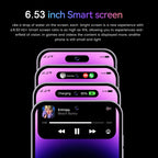 i15 Pro Max / U18, 6.53 inch Screen, Face Identification, Android 9.1 SC7731E Quad Core, Network: 3G, Dual SIM, i15 Pro Max / U18 2GB+16GB