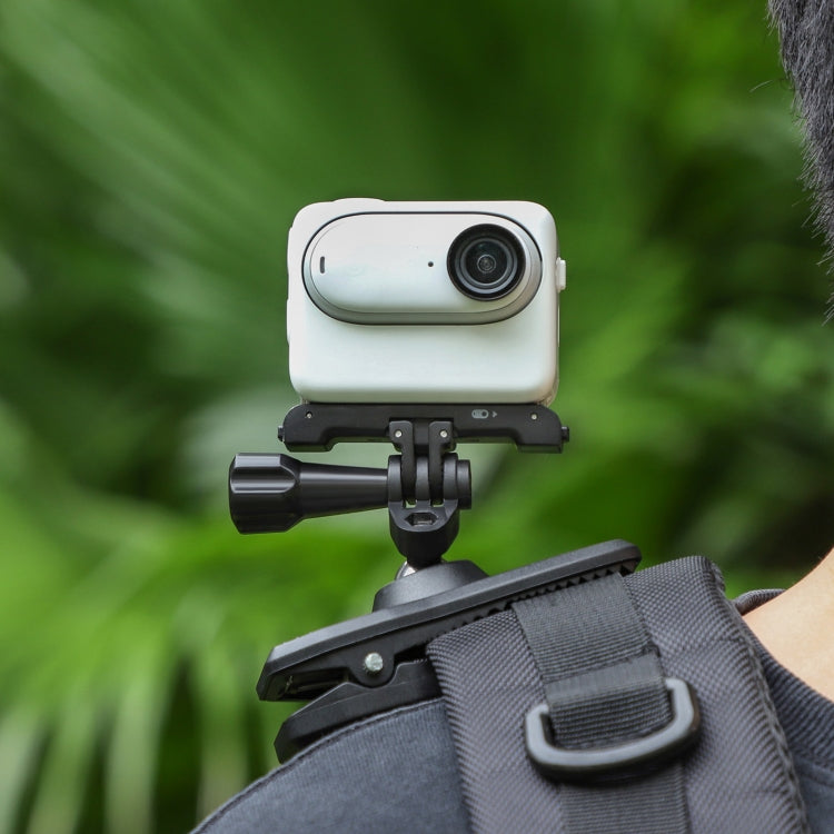 Sunnylife 360 Degree Rotation Swivel Backpack Clip Magnetic Suction Action Camera Mount, ZJ666