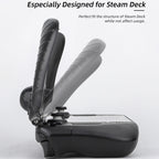 Hifylux 3 in 1 Gaming Console Protector Guard Monitor Cover Sun Hood Kickstand Holder Mount, For Steam Deck