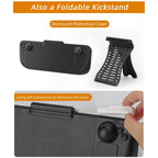 Hifylux 3 in 1 Gaming Console Protector Guard Monitor Cover Sun Hood Kickstand Holder Mount, For Steam Deck