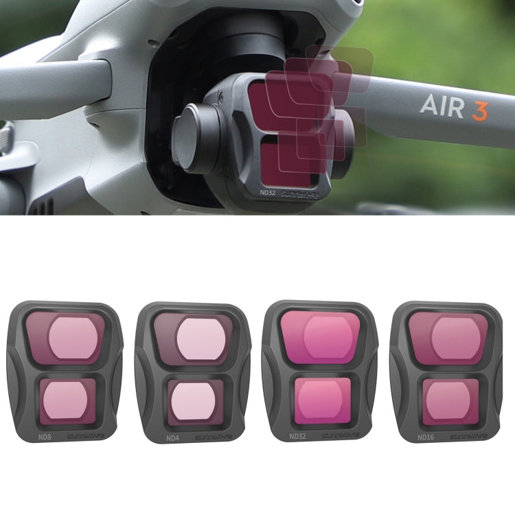 For DJI Air 3 Sunnylife Camera Lens Filter, MRC UV, ND4, ND8, ND16, ND32, ND4/PL, ND8/PL, ND16/PL, ND32/PL, CPL, 3 in 1 CPL ND8 ND16, 4 in 1 ND4/PL ND8/PL ND16/PL ND32/PL, 4 in 1 ND4 ND8 ND16 ND32, 4 in 1 MCUV CPL ND4 ND8                               ...