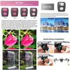 For DJI Air 3 Sunnylife Camera Lens Filter, MRC UV, ND4, ND8, ND16, ND32, ND4/PL, ND8/PL, ND16/PL, ND32/PL, CPL, 3 in 1 CPL ND8 ND16, 4 in 1 ND4/PL ND8/PL ND16/PL ND32/PL, 4 in 1 ND4 ND8 ND16 ND32, 4 in 1 MCUV CPL ND4 ND8                               ...