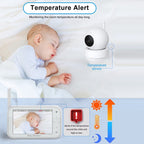 ABM201 4.5 inch Wireless Video Night Vision Baby Monitor Security Camera, ABM201