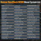HUMZOR NexzCheck NC610 Car / Truck Code Reader OBD2 Diagnostic Scan Tool