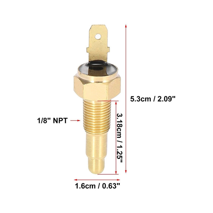 Car Fan Thermostat Temperature Switch Electric Engine Cooling Fan Thermostat Switch, 165-185 Degree, 175-185 Degree, 185-200 Degree