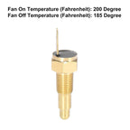 Car Fan Thermostat Temperature Switch Electric Engine Cooling Fan Thermostat Switch, 165-185 Degree, 175-185 Degree, 185-200 Degree