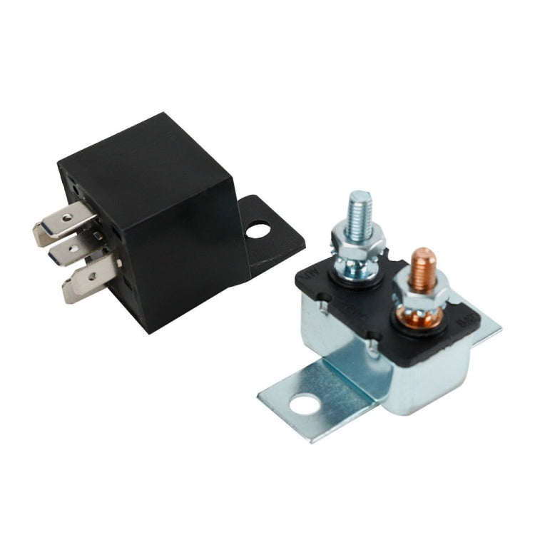 12V 60A Car Adjustable Electric Fan Cooling Control Relay Sensor Wiring Harness Kit, 12V 60A