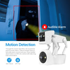 ESCAM PT212 4MP Dual Lens Robot Dog WiFi Camera Supports Cloud Storage/Two-way Audio/Night Vision, US Plug, UK Plug, EU Plug, AU Plug