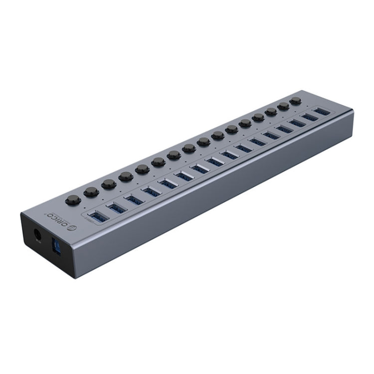 ORICO BT2U3-16AB-GY-BP 16 Ports USB 3.0 HUB with Individual Switches, 16AB