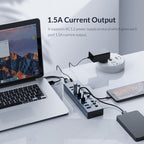 ORICO BT2U3-16AB-GY-BP 16 Ports USB 3.0 HUB with Individual Switches, 16AB
