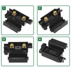 6 in 1 For Dual Battery Systems ANS Car Fuse Holder Fuse Box Kit, 30A, 40A, 50A, 60A, 80A, 100A, 120A, 150A