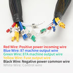 Car Modified 12 Slots Relay Fuse Box with Cable, 12V 5 Pin, 12V 4 Pin