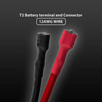 Battery Connector Extension Cable with Red 2 Pin Connector, Battery Connector