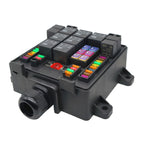 Car RV Waterproof Fuse Relay Box Car Modified Multi-Light Control Fuse Box, 12V 4 Pin, 12V 5 Pin, 24V 4 Pin, 24V 5 Pin