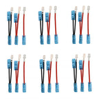 6pcs / Set Car Marine 5 Pin Rocker Switch Jumper Wire kit with Male & Female Terminals