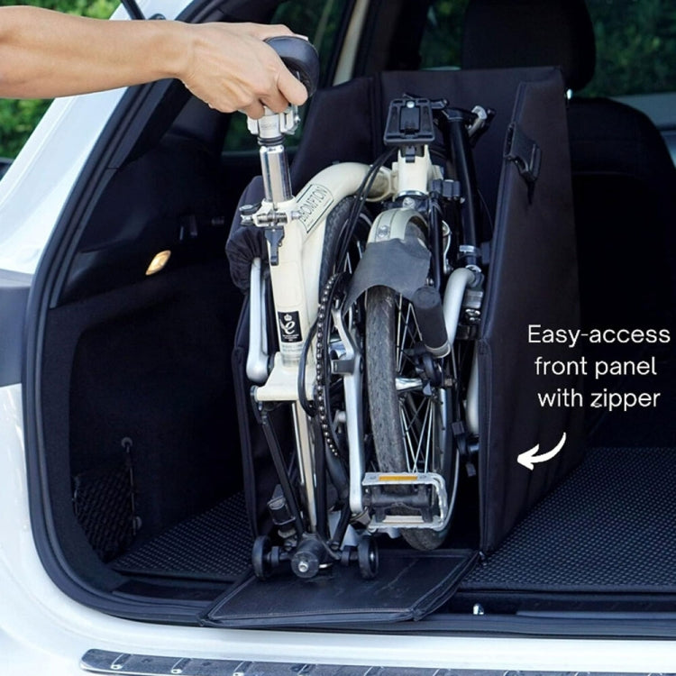 Oxford Cloth Car Trunk Folding Bicycle Storage Box, without Dust Cover, with Dust Cover