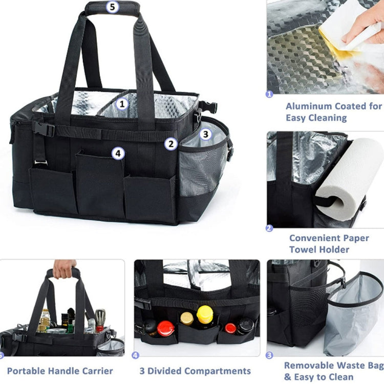 Foldable and Portable Outdoor Car Camping Picnic Storage Bag
