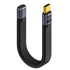240W 40Gbps USB-C / Type-C Male to USB-C / Type-C Female Flexible Board Data Cable, Type-C Male to Type-C Female Straight