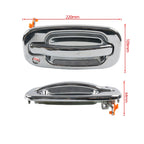 A8385-02 Car Front Right Electroplated Outside Door Handle for Chevrolet / GMC 15034986 FR, A8385-02